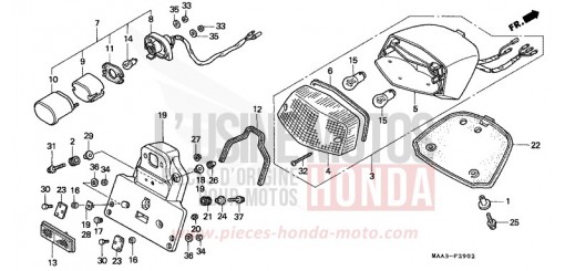 TAILLIGHT (VT1100C2-EXCEPT CM/2CM) VT1100C2V de 1997